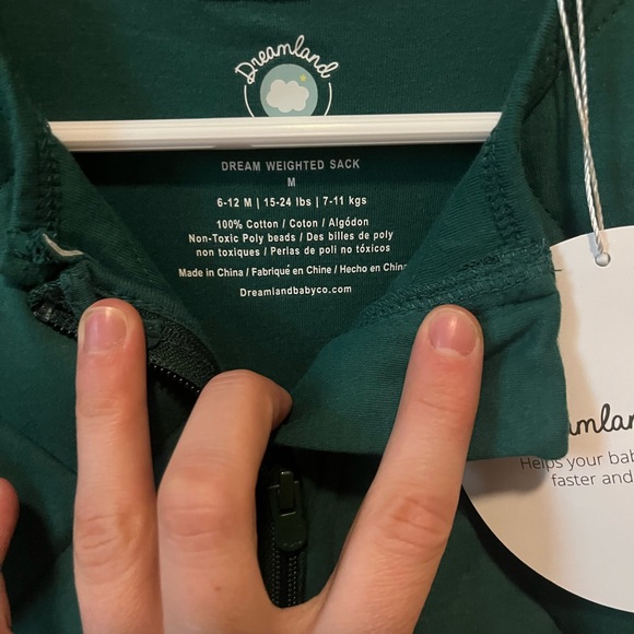 Dreamland Baby Green Sleep Sack - Picture 2 of 3